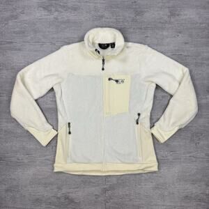 NOWT Mountain Hardwear Polartec Sz L High Loft Fleece Jacket Cream Beige ($175)